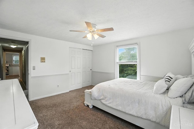 4961 Troubador Ct, Delhi Twp, OH 45238 - carpeted bedroom featuring a closet and ceiling fan