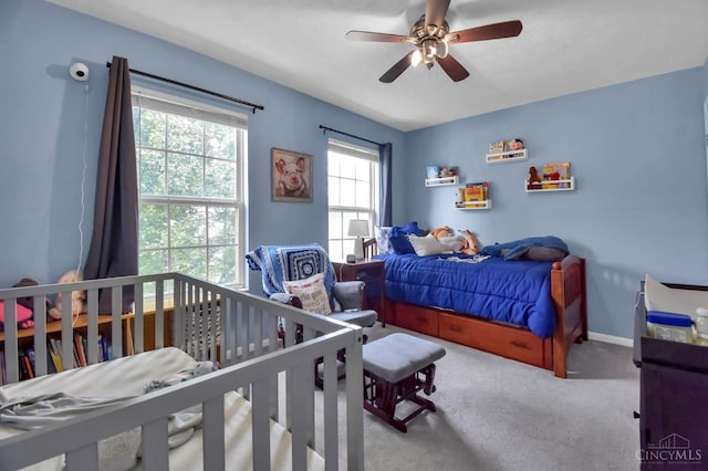 4411 Todd Rose Ct, Union Twp, OH 45244 - bedroom with carpet and ceiling fan