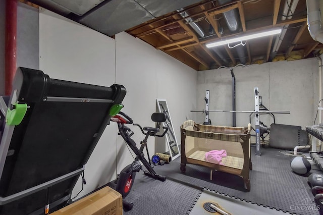 4411 Todd Rose Ct, Union Twp, OH 45244 - workout area with carpet