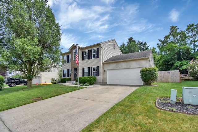 4411 Todd Rose Ct, Union Twp, OH 45244 - colonial inspired home featuring a garage, driveway, and a front lawn