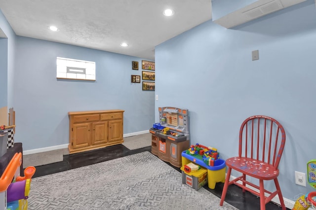 4411 Todd Rose Ct, Union Twp, OH 45244 - rec room with recessed lighting and dark colored carpet