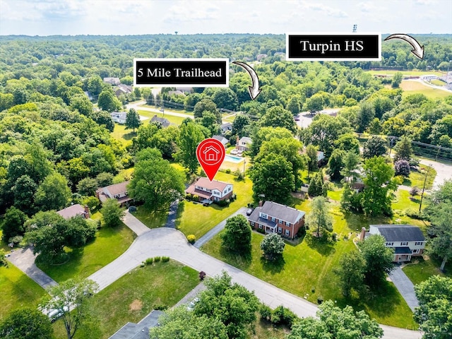 2724 Bentley Ct, Anderson Twp, OH 45244 - aerial view