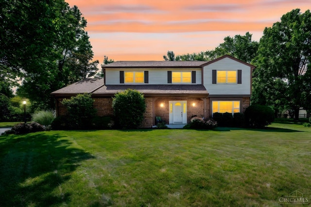 2724 Bentley Ct, Anderson Twp, OH 45244 - traditional-style home with brick siding and a front lawn