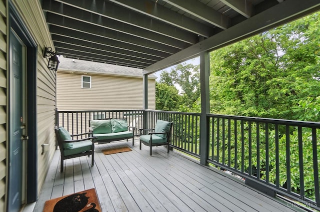 3254 Berwyn Pl, Cincinnati, OH 45209 - deck featuring an outdoor living space