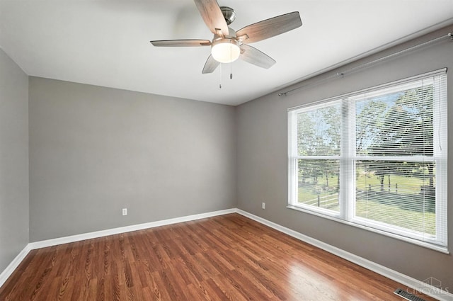 7102 Lookout Ct, Liberty Twp, OH 45011 - empty room featuring wood finished floors and a ceiling fan