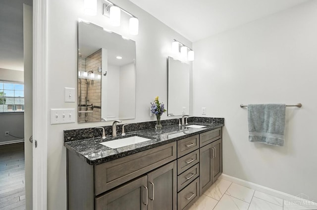 7102 Lookout Ct, Liberty Twp, OH 45011 - full bath featuring double vanity and a tile shower