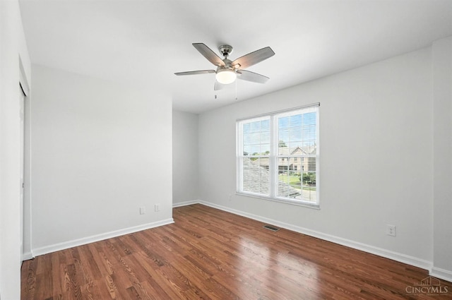 7102 Lookout Ct, Liberty Twp, OH 45011 - empty room with wood finished floors and ceiling fan