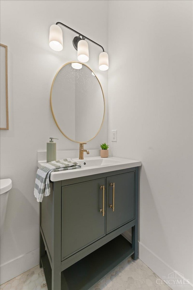963 Windsor St, Cincinnati, OH 45206 - bathroom with vanity and toilet