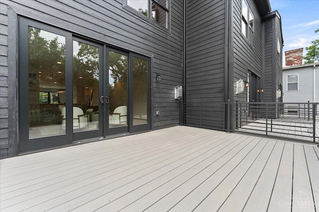 963 Windsor St, Cincinnati, OH 45206 - deck with french doors