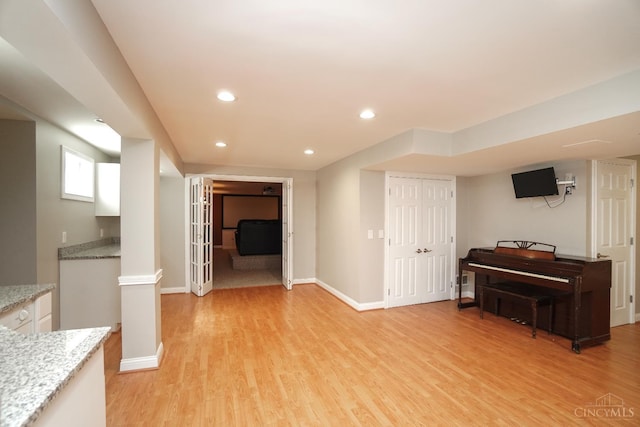 1031 Westchester, Union Twp, OH 45244 - interior space featuring light wood-style flooring and recessed lighting