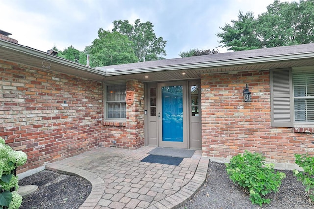 6341 Marshall Rd, Centerville, OH 45459 - doorway to property with brick siding