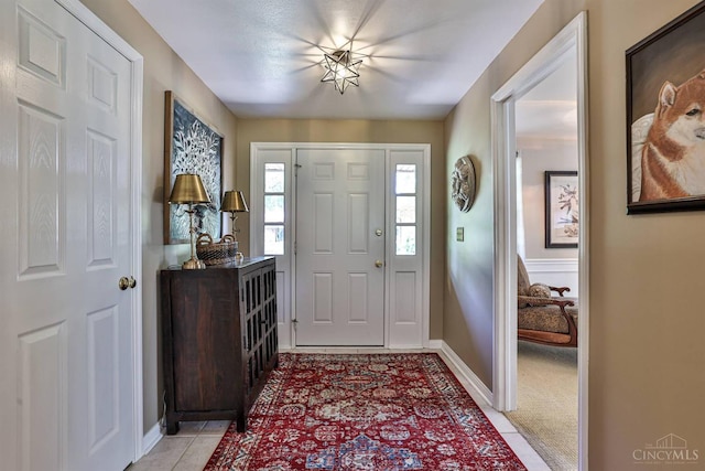 6341 Marshall Rd, Centerville, OH 45459 - entrance foyer featuring baseboards and light tile patterned flooring