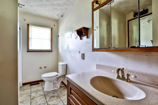 17403 Bloomrose Rd, Sterling Twp, OH 45176 - bathroom featuring vanity, a textured ceiling, and tile patterned flooring