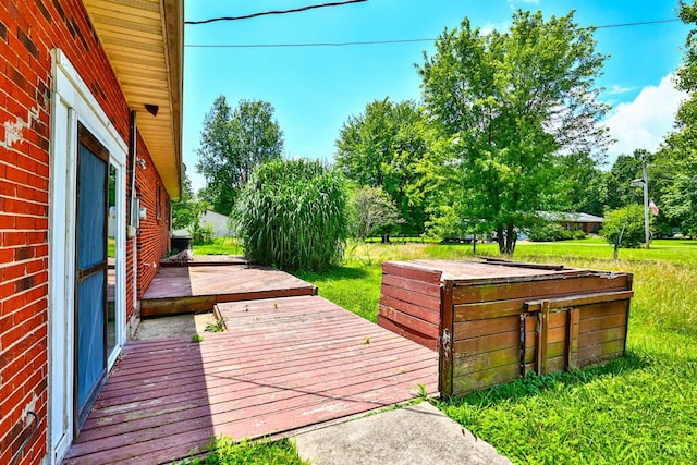 17403 Bloomrose Rd, Sterling Twp, OH 45176 - view of wooden terrace