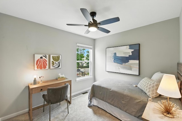 1545 Ruth Ave, Cincinnati, OH 45207 - carpeted bedroom featuring baseboards and a ceiling fan