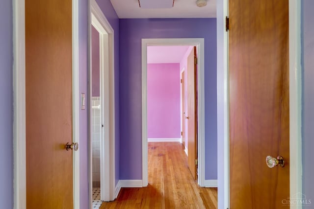 6537 Craigland Ct, Cincinnati, OH 45230 - corridor featuring light wood-type flooring and baseboards