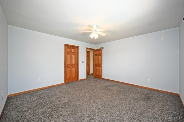 8424 Oak Grove Rd, Georgetown, OH 45121 - spare room with carpet flooring and ceiling fan