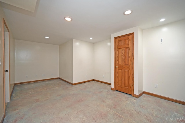 8424 Oak Grove Rd, Georgetown, OH 45121 - finished basement featuring recessed lighting and baseboards
