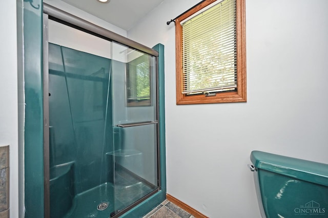 8424 Oak Grove Rd, Georgetown, OH 45121 - full bathroom featuring a stall shower and baseboards