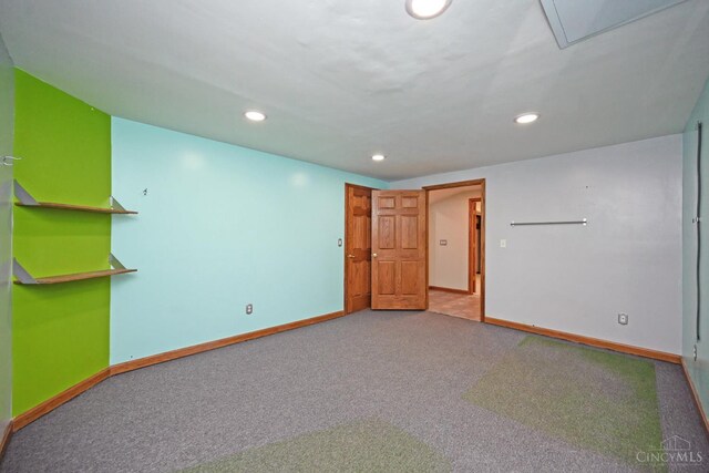 8424 Oak Grove Rd, Georgetown, OH 45121 - below grade area featuring carpet and recessed lighting
