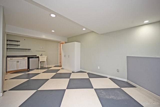 8424 Oak Grove Rd, Georgetown, OH 45121 - interior space featuring baseboards and recessed lighting