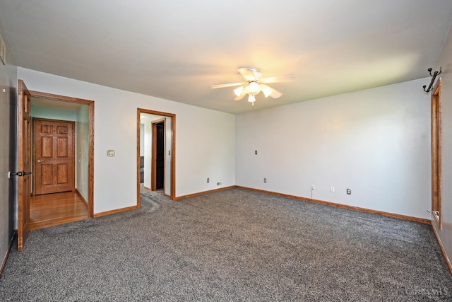 8424 Oak Grove Rd, Georgetown, OH 45121 - carpeted empty room featuring a ceiling fan and baseboards
