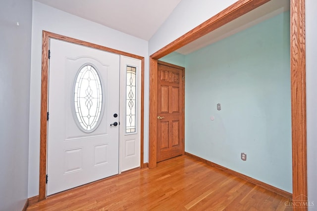 8424 Oak Grove Rd, Georgetown, OH 45121 - foyer with light wood finished floors and baseboards