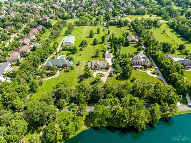 8069 Green Lake Dr, Liberty Twp, OH 45044 - aerial view of a nearby body of water and a tree filled landscape