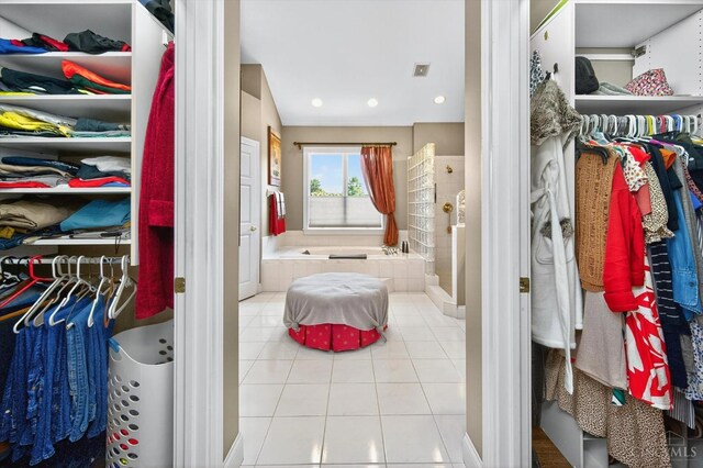 8069 Green Lake Dr, Liberty Twp, OH 45044 - walk in closet featuring tile patterned floors