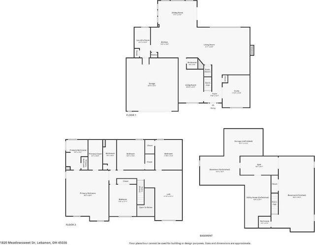 1820 Meadow Sweet Dr, Turtle Creek Twp, OH 45036 - view of room layout