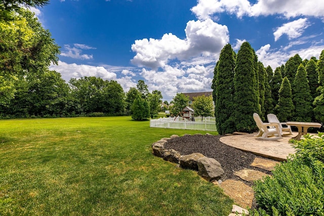 1820 Meadow Sweet Dr, Turtle Creek Twp, OH 45036 - view of yard with a patio area