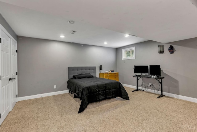 1820 Meadow Sweet Dr, Turtle Creek Twp, OH 45036 - bedroom featuring carpet floors and recessed lighting