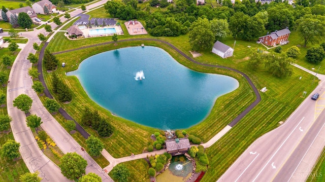 1820 Meadow Sweet Dr, Turtle Creek Twp, OH 45036 - drone / aerial view of a large body of water