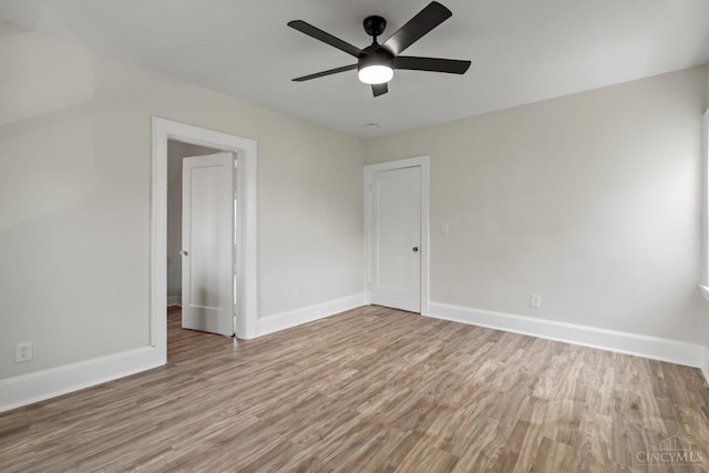 4150 Paddock Rd, Cincinnati, OH 45229 - spare room with wood finished floors and ceiling fan