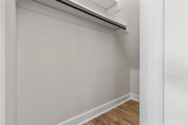 4150 Paddock Rd, Cincinnati, OH 45229 - walk in closet with wood finished floors