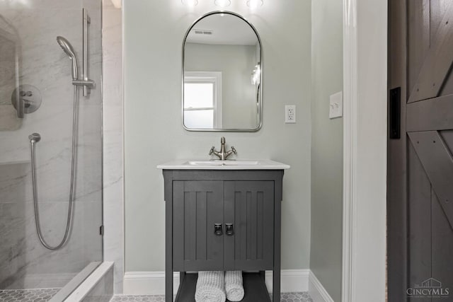 4150 Paddock Rd, Cincinnati, OH 45229 - bathroom with a stall shower and vanity