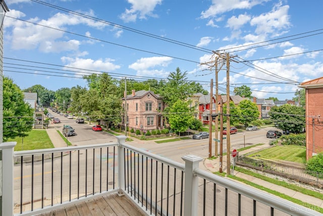 1419 Chase Ave, Cincinnati, OH 45223 - deck with a residential view