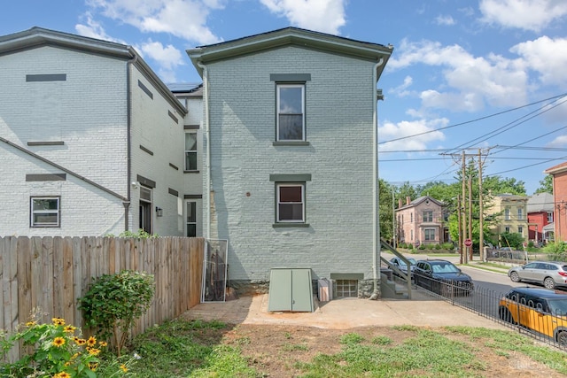 1419 Chase Ave, Cincinnati, OH 45223 - back of property with brick siding