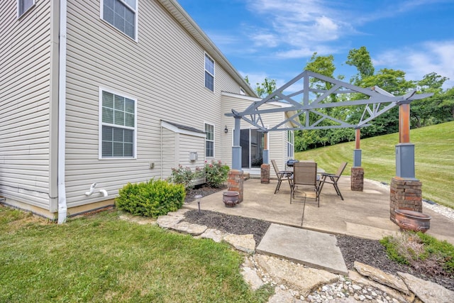 8020 Stoney Ridge Dr, Colerain Twp, OH 45247 - view of patio / terrace with a pergola