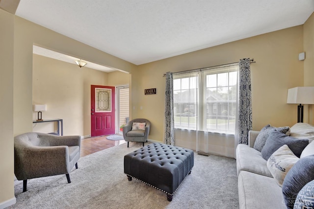 8020 Stoney Ridge Dr, Colerain Twp, OH 45247 - living area featuring carpet flooring and baseboards