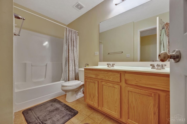8020 Stoney Ridge Dr, Colerain Twp, OH 45247 - bathroom with tile patterned flooring, double vanity, and shower / bath combo