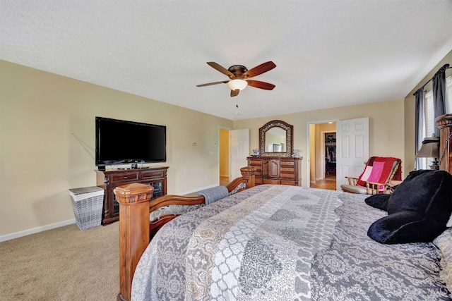 8020 Stoney Ridge Dr, Colerain Twp, OH 45247 - bedroom featuring ceiling fan and light colored carpet
