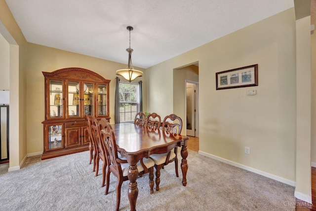 8020 Stoney Ridge Dr, Colerain Twp, OH 45247 - dining area with light carpet and baseboards