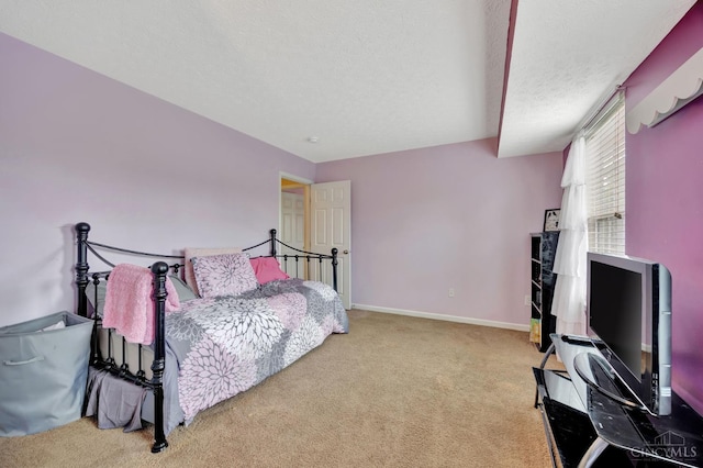 8020 Stoney Ridge Dr, Colerain Twp, OH 45247 - carpeted bedroom with a textured ceiling and baseboards