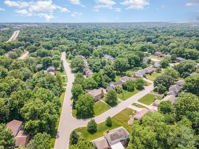 2201 Candlemaker Dr, Anderson Twp, OH 45244 - aerial perspective of suburban area with a forest