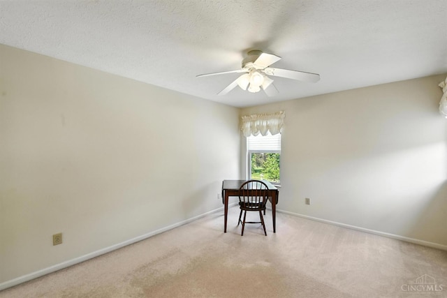 1287 Mcguffey Ln, Union Twp, OH 45103 - home office featuring ceiling fan and light colored carpet