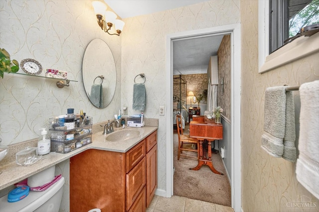 5613 Williamsburg Way, Fairfield, OH 45014 - bathroom with vanity and tile patterned floors