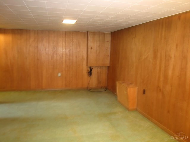 2573 Adams Rd, Colerain Twp, OH 45231 - finished basement featuring wooden walls