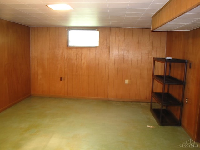 2573 Adams Rd, Colerain Twp, OH 45231 - below grade area featuring wooden walls