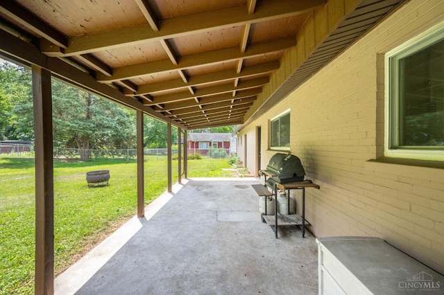 3918 Michael Dr, Union Twp, OH 45255 - view of patio / terrace featuring a grill